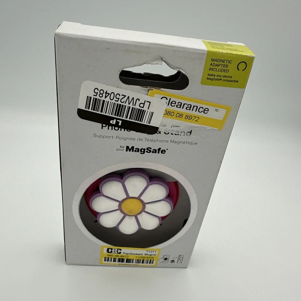 PopSockets Phone Grip with Expanding‎ Kickstand Magnetic Doodle Daisy Boca